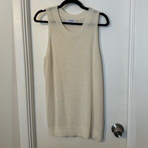 Old Navy cream tank top size XL